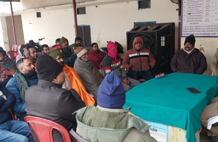 भगवानपुर पुलिस ने जनप्रतिनिधियों के साथ बैठक कर दिए जरूरी दिशा-निर्देश