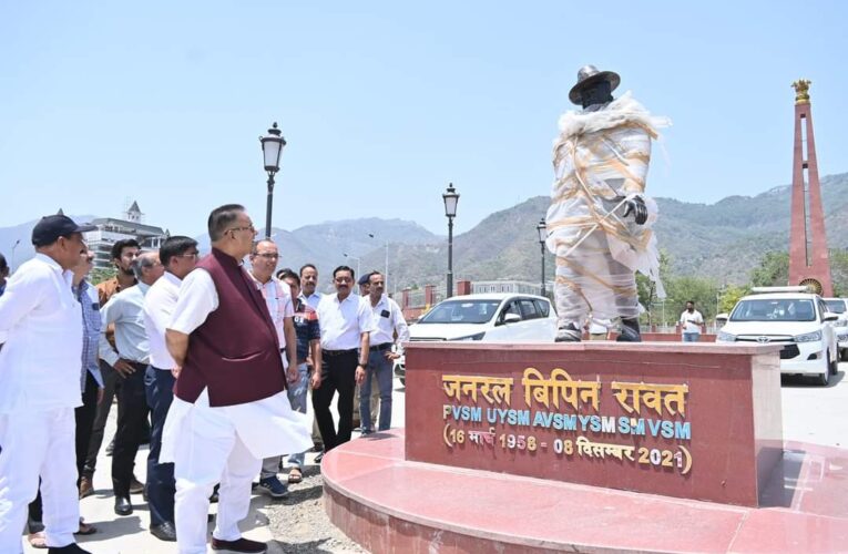 जल्द ही उत्तराखंड का पंचम धाम सैन्य धाम प्रदेश की जनता को किया जाएगा समर्पित, सैनिक कल्याण मंत्री गणेश जोशी ने सैन्यधाम निर्माण स्थल का किया निरीक्षण