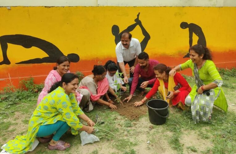 प्रकृति का संरक्षण हमारी संस्कृति का अभिन्न अंग, प्रधानमंत्री नरेन्द्र मोदी द्वारा आरंभ किए गए एक पेड़ माँ के नाम अभियान के दौरान पौधारोपण किया गया