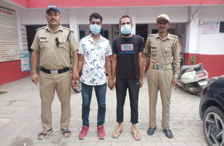 हरिद्वार: कैबिनेट मंत्री के आश्रम की फर्जी वेबसाइट बनाकर ठगी करने वाले दो धरे, आरोपितों को राजस्थान के डींग से पकड़कर लाई पुलिस