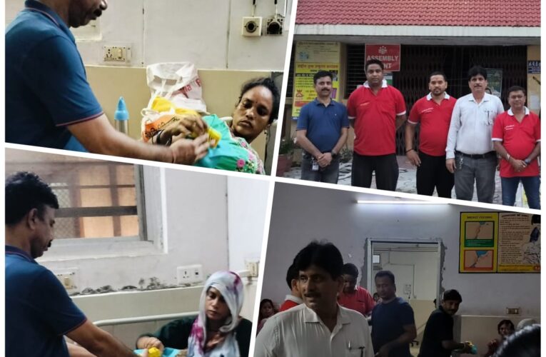 प्रीतम इंटरनेशनल प्राइवेट लिमिटेड भगवानपुर ने जिला अस्पताल में मरीजों को वितरित की खाद्य सामग्री