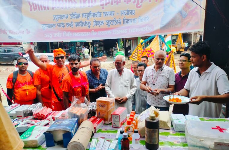शिव भक्तों की सेवा सबसे बड़ी भक्ति: पंकज शर्मा, भगवानपुर में परसराम सैनी सेवा ट्रस्ट हरिद्वार की ओर से कांवड़ यात्रियों के लिए निशुल्क स्वास्थ्य शिविर का उद्घाटन