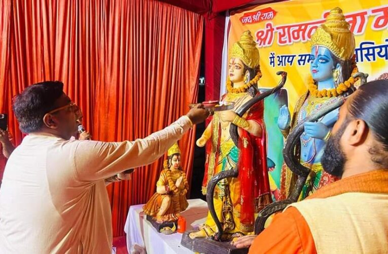 आदर्श नगर की डिजिटल रामलीला में अंगद-रावण संवाद व लक्ष्मण शक्ति का मंचन, रामलीला देखने के लिए आधी रात तक लोगों की भीड़ जमा रही