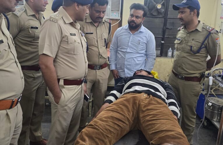 भगवानपुर में पुलिस की बदमाशों से मुठभेड़, एक बदमाश को गोली लगी, फरवरी माह में पुहाना रोड पर एक लूट की घटना को दिया था अंजाम