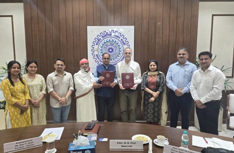 आईआईटी रुड़की एवं हेस्को ने ग्रामीण स्थिरता और समुदाय-केंद्रित नवाचार को आगे बढ़ाने के लिए समझौता ज्ञापन पर हस्ताक्षर किए, हिमालयी क्षेत्र के लिए कम लागत वाली, पर्यावरण के अनुकूल प्रौद्योगिकियों के सह-विकास के लिए साझेदारी