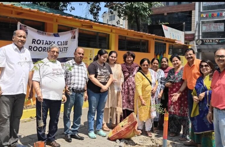 पर्यावरण की सुरक्षा हम सभी की जिम्मेदारी, रोटरी क्लब रूड़की एलाइट द्वारा वृक्षारोपण कार्यक्रम आयोजित