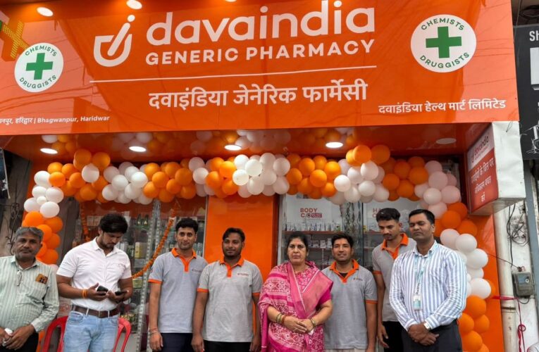 दवाइंडिया जेनेरिक फार्मेसी मेडिकल स्टोर का विधायक ममता राकेश ने किया उद्घाटन