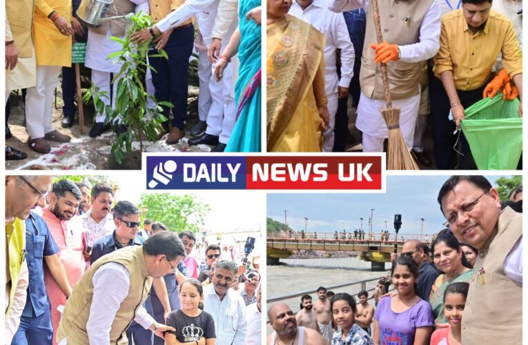 मुख्यमंत्री पुष्कर सिंह धामी ने एक पेड़ मॉं के नाम अभियान के तहत किया पौधारोपण, माँ और प्रकृति दोनों की सेवा करना हमारा कर्तव्य