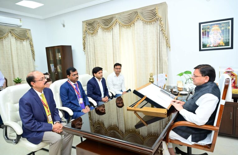 मुख्यमंत्री पुष्कर सिंह धामी से पंजाब नेशनल बैंक से आए प्रतिनिधिमंडल ने की भेंट, धराली एवं हर्षिल क्षेत्र में आई आपदा के राहत कार्यों के लिए ₹1 करोड़ का किया योगदान प्रदान