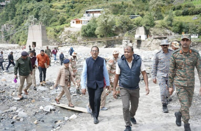 अंतर-मंत्रालय केंद्रीय टीम ने आपदा-प्रभावित क्षेत्रों का किया स्थलीय निरीक्षण, आपदा के दौरान हुए नुकसान का लिया जायजा