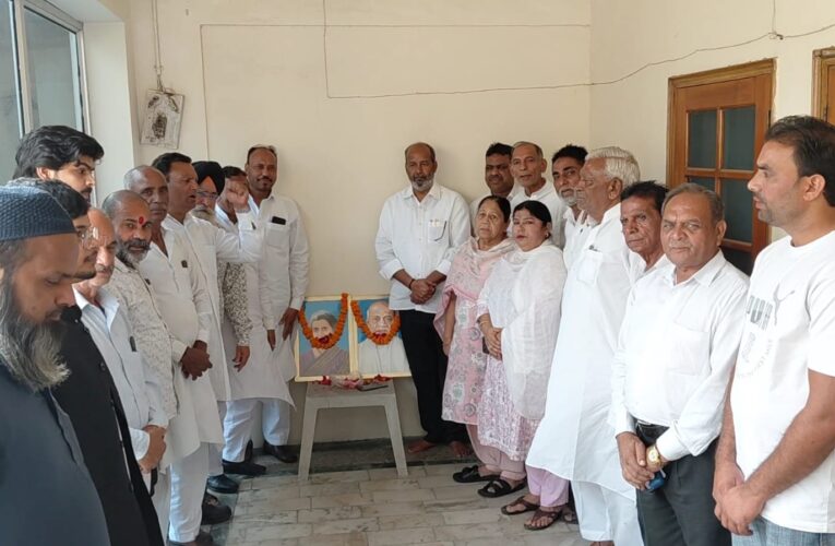 सरदार पटेल और इंदिरा गांधी देश के सच्चे सेवक: राजेंद्र चौधरी