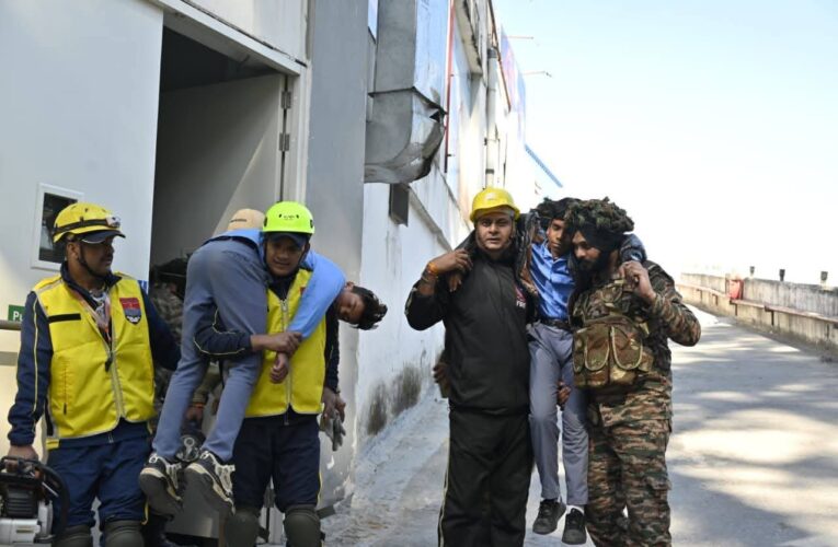 भूकंप मॉक ड्रिल का किया गया सफलतापूर्वक आयोजन, आपदा की स्थिति में आपदा प्रबंधन और रिस्पांस टाइम आदि की, की गई परख