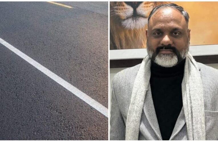 हरिद्वार बाईपास पर अधिकाशं जगह सफेद पट्टी धूमिल, धुंध में हादसों का डर