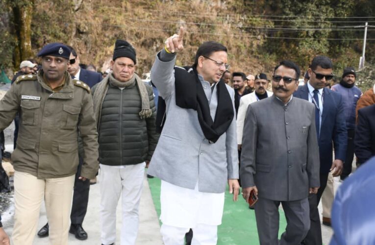 मुख्यमंत्री पुष्कर सिंह धामी ने किया कैंचीधाम बाईपास का स्थलीय निरीक्षण, यात्रा सीजन से पूर्व कार्य पूर्ण करने के निर्देश