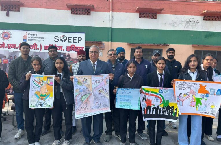 विवेकपूर्ण मतदान ही सशक्त राष्ट्र की प्रथम सीढ़ी: श्रीमहन्त रविन्द्रपुरी