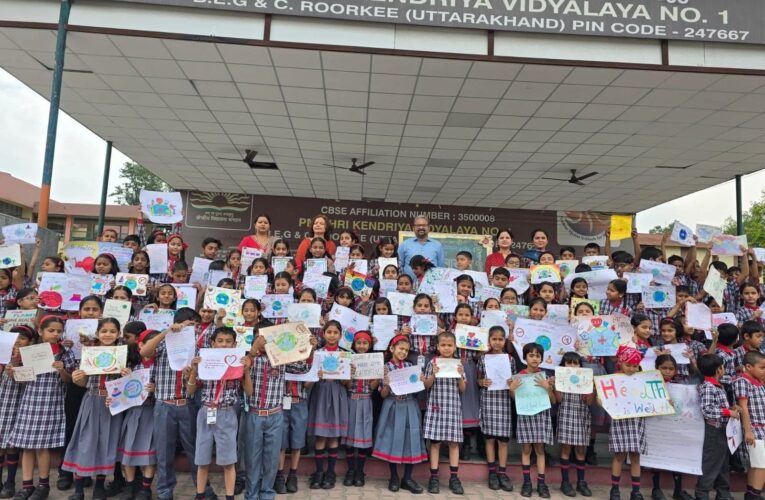 पीएमश्री केंद्रीय विद्यालय क्रमांक-एक रूड़की में विश्व स्वास्थ्य दिवस के अवसर पर जागरूकता कार्यक्रम का आयोजन