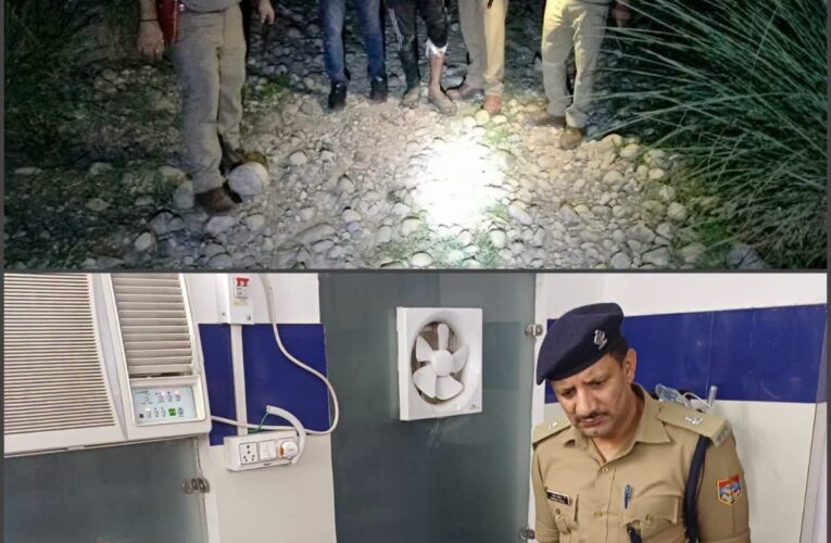 बुग्गावाला में देर रात पुलिस मुठभेड़ में एक बदमाश गोली लगने से घायल, दूसरा फरार, घायल बदमाश बीयर फैक्ट्री चौकीदार गोलीकांड में शामिल था