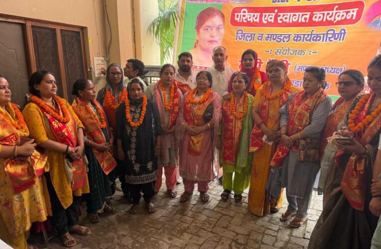 भारतीय जनता पार्टी डाडा मंडल महिला मोर्चा द्वारा परिचय एवं स्वागत कार्यक्रम संपन्न