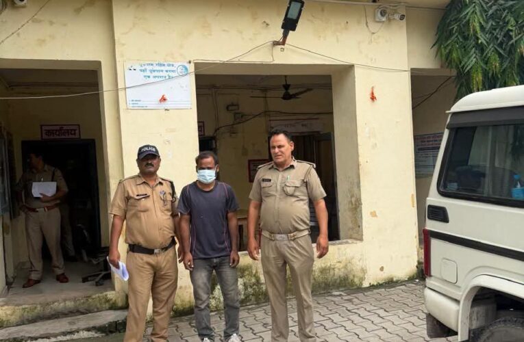 ऑपरेशन प्रहार के तहत कनखल पुलिस ने कार्रवाई करते हुए एक आरोपी को हिरासत में लिया