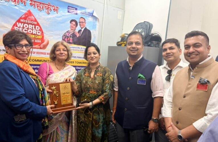 रोटरी क्लब रुड़की मिडटाउन ने सेवा के विविध आयामों के साथ मनाया विशेष दिवस, 110 विशेष बच्चों के लिए फिल्म की स्पेशल स्क्रीनिंग, तीन रक्तदान शिविरों में सौ से अधिक यूनिट रक्त संग्रह एवं मेधावी मेडिकल छात्रा को दी आर्थिक सहायता